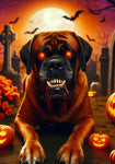 Mastiff Fawn - Best of Breed DCR Halloween Outdoor House and Garden Flag