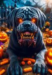 Mastiff Grey - Best of Breed DCR Halloween Outdoor House and Garden Flag