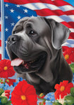 Mastiff Silver -  Best of Breed  Patriotic I All-American Outdoor House and Garden Flag