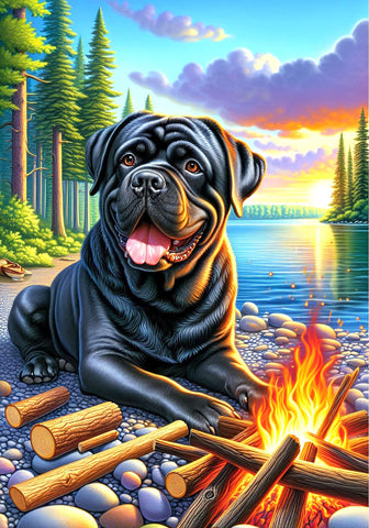 Mastiff Brindle - Best of Breed DCR Summer Camping   Outdoor House and Garden Flag