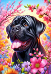 Mastiff Brindle - Best of Breed DCR Spring II    Outdoor House and Garden Flag