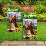 Miniature Pincsher  Red  Cropped- Best of Breed  Summer Fields Outdoor House and Garden Flag