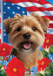 Norfolk Terrier - Best of Breed  Patriotic I All-American Outdoor House and Garden Flag