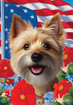 Norwich Terrier - Best of Breed  Patriotic I All-American Outdoor House and Garden Flag