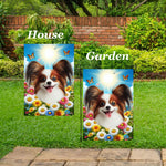 Papillion R/W - Best of Breed  Summer Butterflies Outdoor House and Garden Flag