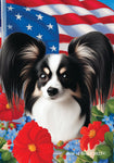 Papillion Tri - Best of Breed  Patriotic I All-American Outdoor House and Garden Flag