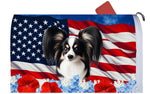 Papillion Tri - Best of Breed Patriotic Mailbox Cover Hi-Grade Vinyl 6" x 19"