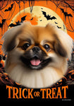 Pekingese Red - Best of Breed  Halloween Outdoor House and Garden Flag