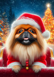 Pekingese - Best of Breed DCR Christmas Outdoor House and Garden Flag