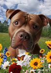 Pit Bull Terrier - Best of Breed  Summer Fields Outdoor House and Garden Flag