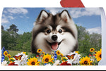 Pomsky -  Best of Breed Summer Flowers Mailbox Cover Hi-Grade Vinyl 6" x 19"