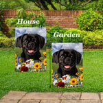 Puggle Black - Best of Breed  Summer Fields Outdoor House and Garden Flag