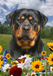 Rottweiler - Best of Breed  Summer Fields Outdoor House and Garden Flag