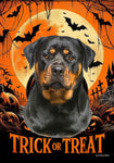 Rottweiler - Best of Breed  Halloween Outdoor House and Garden Flag