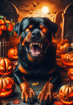 Rottweiler - Best of Breed DCR Halloween Outdoor House and Garden Flag