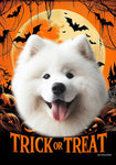 Samoyed - Best of Breed  Halloween Outdoor House and Garden Flag