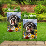 Schnoodle -  Best of Breed  Summer Fields Outdoor House and Garden Flag