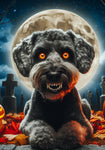 Schnoodle - Best of Breed DCR Halloween Outdoor House and Garden Flag