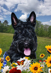 Scottish Terrier - Best of Breed  Summer Fields Outdoor House and Garden Flag