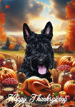 Scottish Terrier - Best of Breed  Thanksgiving Outdoor House and Garden Flag