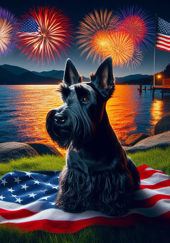Scotty Black - Best of Breed DCR July 4 Outdoor Flag