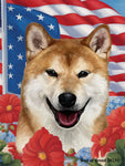 Shiba Inu - Best of Breed  Patriotic I All-American Outdoor House and Garden Flag