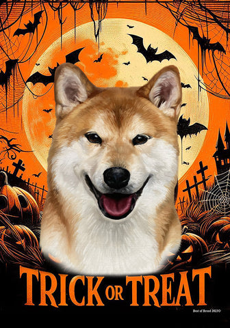 Shiba Inu - Best of Breed  Halloween Outdoor House and Garden Flag