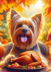 Silky Terrier - Best of Breed DCR Thanksgiving Outdoor House and Garden Flag