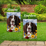 Springer Spaniel L/W - Best of Breed  Summer Fields Outdoor House and Garden Flag