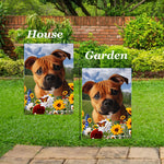 Staffordshire Bull Terrier Orange -  Best of Breed  Summer Fields Outdoor House and Garden Flag
