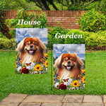Tibetan Spaniel Red -  Best of Breed  Summer Fields Outdoor House and Garden Flag