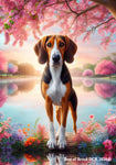 Tree Walker Coonhound  -  Best of Breed DCR Spring House and Garden Flag