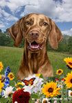 Vizsla - Best of Breed  Summer Fields Outdoor House and Garden Flag