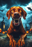 Vizsla - Best of Breed DCR Halloween Outdoor House and Garden Flag