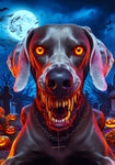 Weimaraner - Best of Breed DCR Halloween Outdoor House and Garden Flag