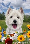 Westie - Best of Breed  Summer Fields Outdoor House and Garden Flag