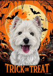 Westie - Best of Breed  Halloween Outdoor House and Garden Flag