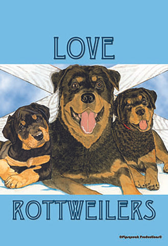 Rottweiler - Best of Breed Pipsqueak Productions Outdoor Flag