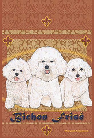Bichons - Best of Breed Pipsqueak Productions Outdoor Flag