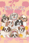 Shih-Tzus - Best of Breed Pipsqueak Productions Outdoor Flag