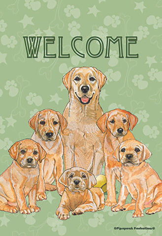 Golden Retrievers - Best of Breed Pipsqueak Productions Outdoor Flag