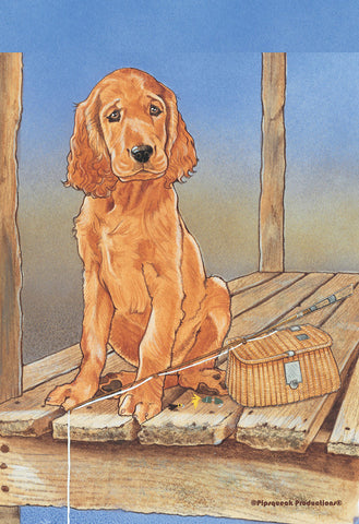 Irish Setter - Best of Breed Pipsqueak Productions Outdoor Flag