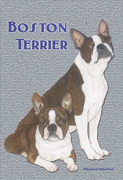 Boston Terriers - Best of Breed Pipsqueak Productions Outdoor Flag