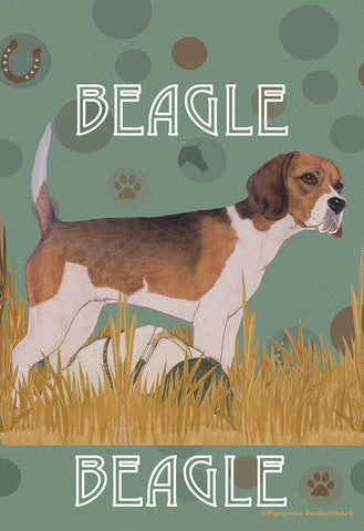 Beagle - Best of Breed Pipsqueak Productions Outdoor Flag