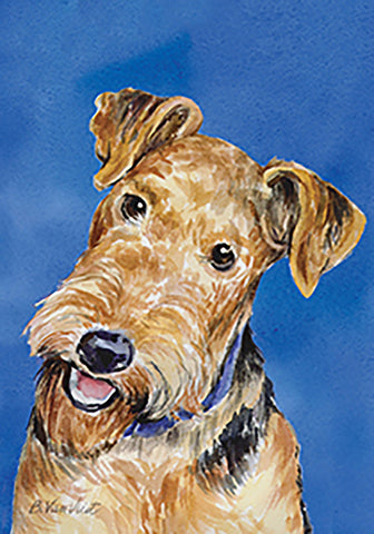 Airedale - Best of Breed Outdoor Portrait Flag