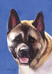 Akita - Best of Breed Outdoor Portrait Flag