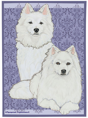 American Eskimo - Best of Breed Dog Breed Fleece Blanket