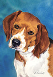 Beagle - Best of Breed Outdoor Portrait Flag