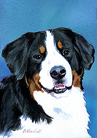 Bernese Mountain Dog - Best of Breed Outdoor Portrait Flag