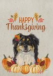 Border Collie - Hippie Hound Studio Best of Breed Thanksgiving House and Garden Flag